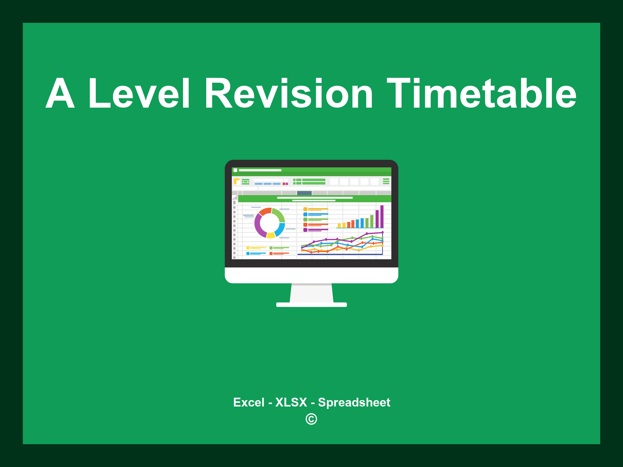 A Level Revision Timetable Template Excel