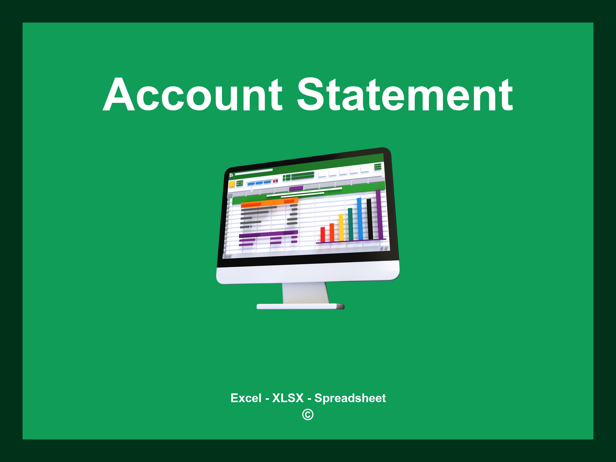 Account Statement Template Excel