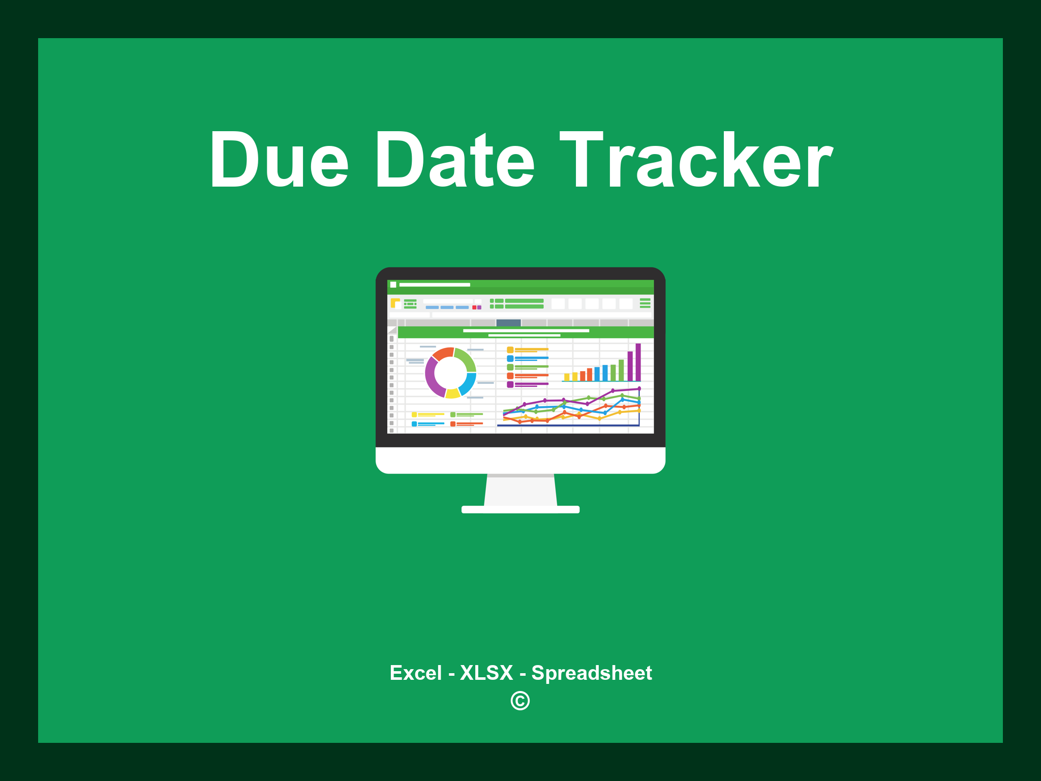 Due Date Tracker Excel Template