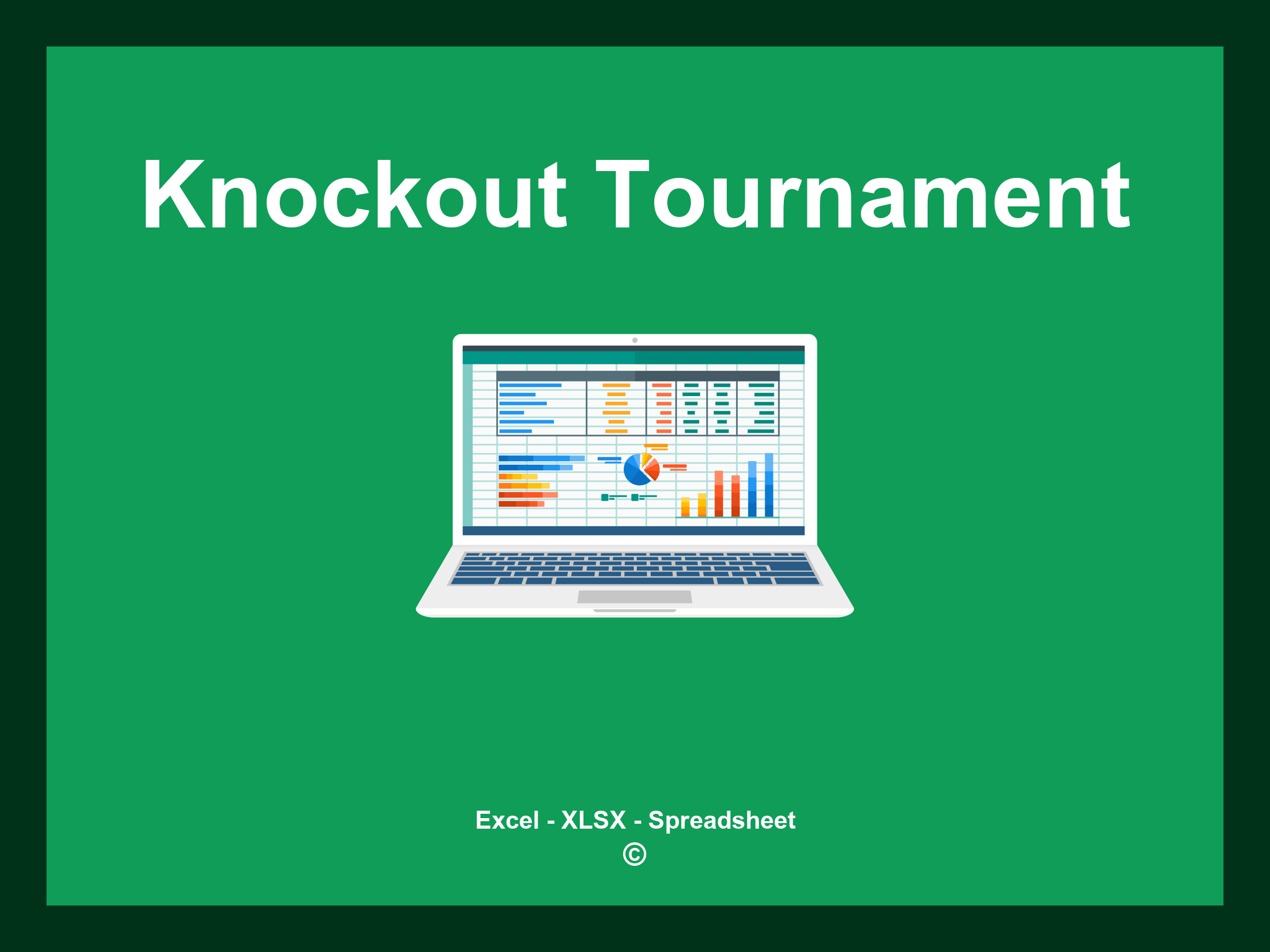 Knockout Tournament Template Excel Spreadsheet