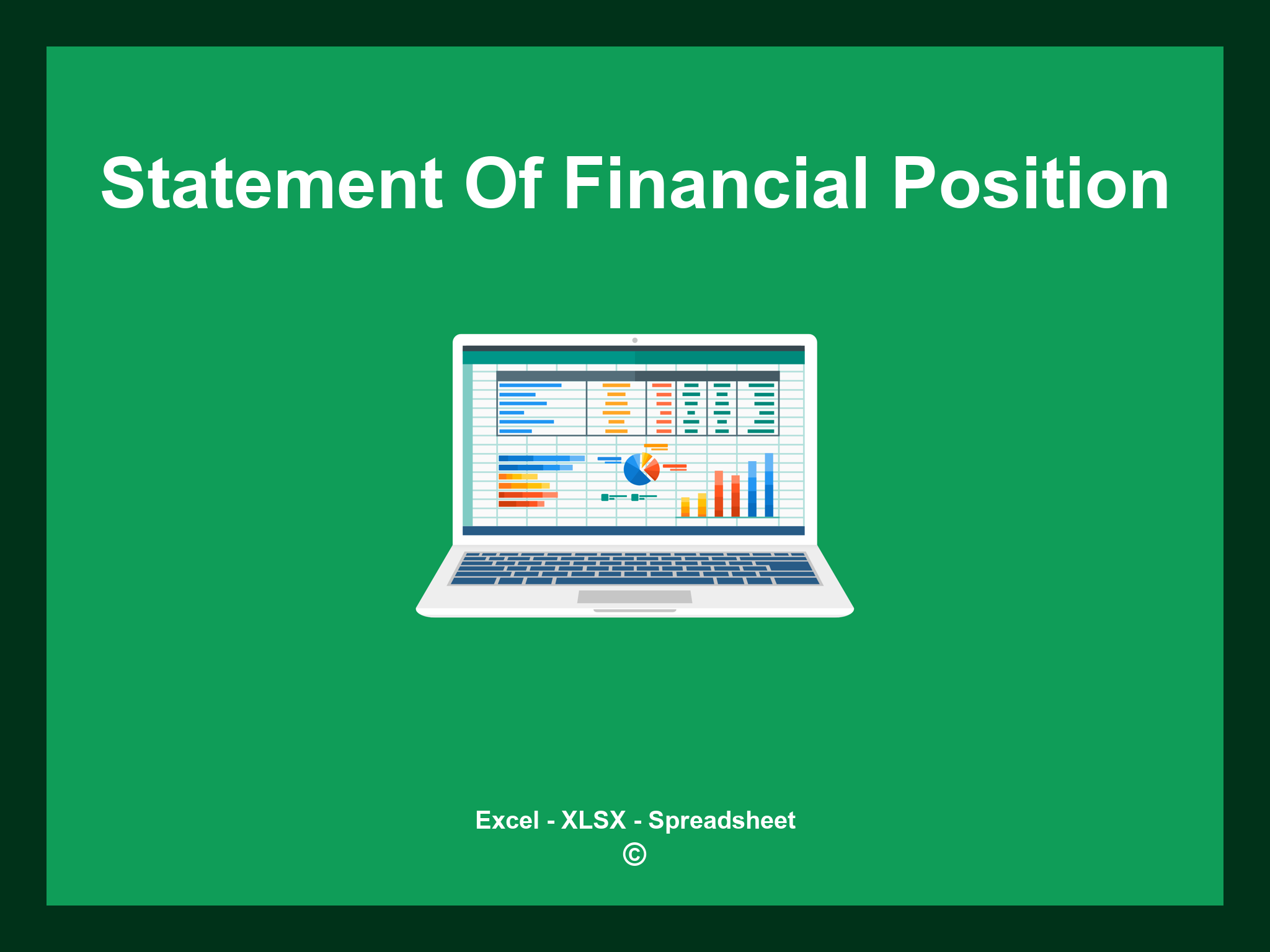 Statement Of Financial Position Template Excel