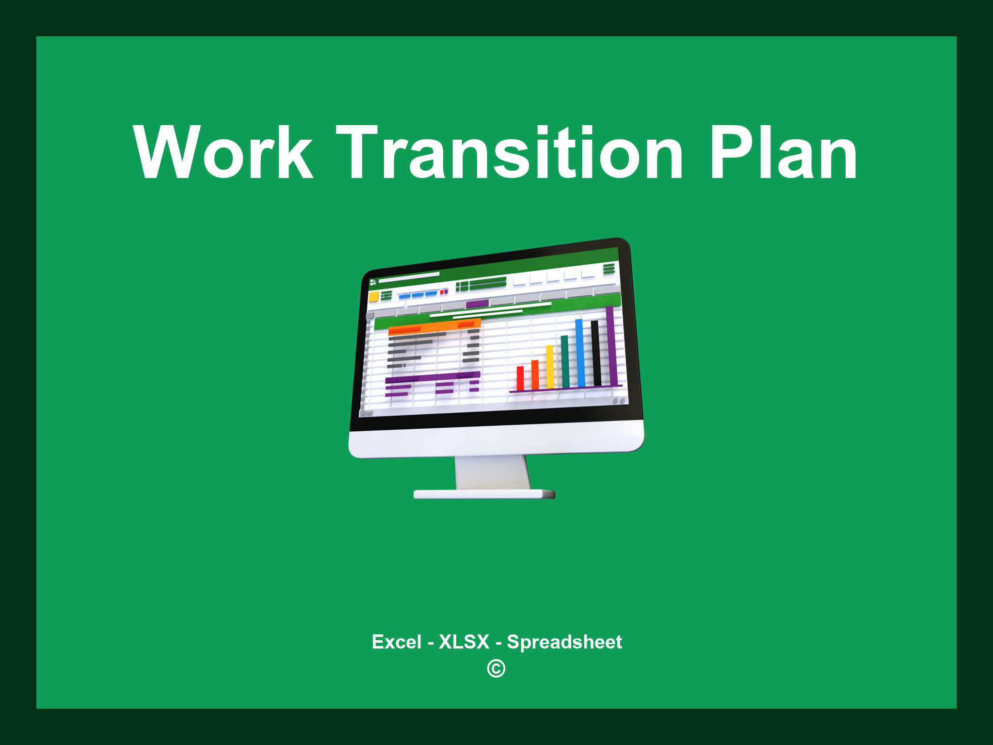 Work Transition Plan Template Excel